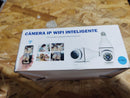 Kit 2 Câmeras De Segurança Lâmpada 360 WiFi IP HD Visão Noturna Sem Fio PTZ - Bivolt