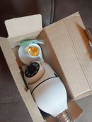Kit 2 Câmeras De Segurança Lâmpada 360 WiFi IP HD Visão Noturna Sem Fio PTZ - Bivolt