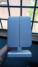 Espelho de mesa de maquiagem espelho dobrável de três lados espelho de iluminação ampliado 2X 3X O7