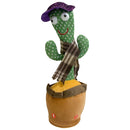 Cacto e Falante dançante Interativo brinquedos sensorial infantis, Reproduz Voz, Música, Dança, Pelúcia Boneco