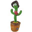 Cacto e Falante dançante Interativo brinquedos sensorial infantis, Reproduz Voz, Música, Dança, Pelúcia Boneco