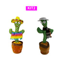 Cacto e Falante dançante Interativo brinquedos sensorial infantis, Reproduz Voz, Música, Dança, Pelúcia Boneco