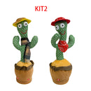 Cacto e Falante dançante Interativo brinquedos sensorial infantis, Reproduz Voz, Música, Dança, Pelúcia Boneco